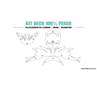 KIT DECO CASQUE 100% PERSO