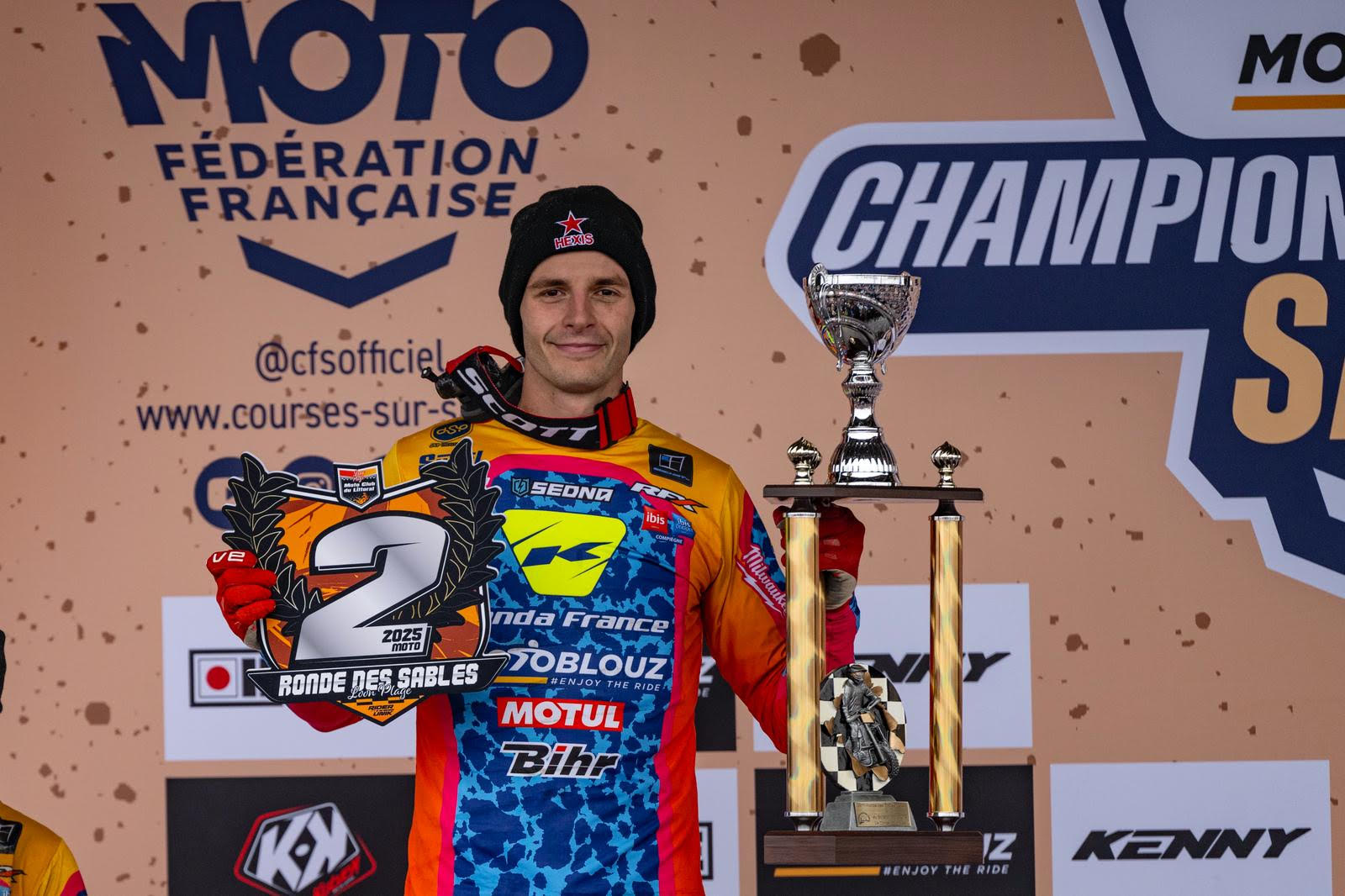 Image TEAM HONDA MOTOBLOUZ SR MOTUL: PODIUMS A LOON PLAGE