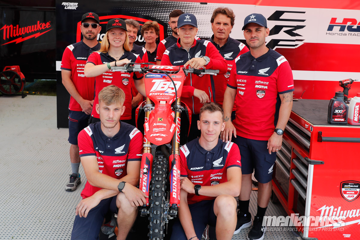Image Team Honda Motoblouz SR Motul MXGP #7 : L'Allemagne entre courage et résilience