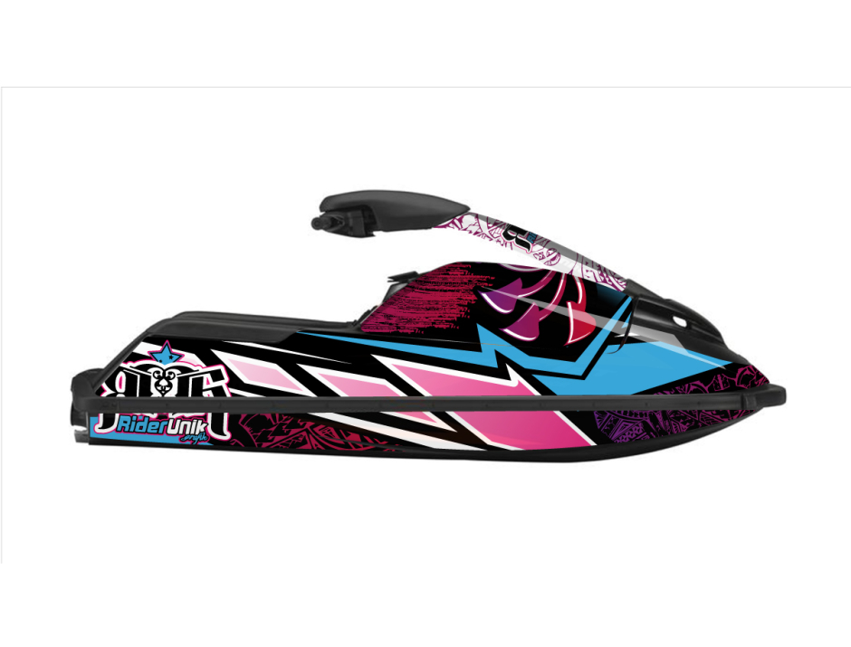 Kit déco Yamaha BRAZER VIOLET 1