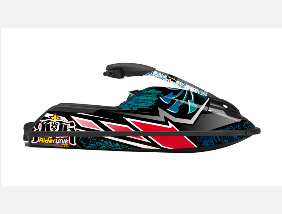 Kit déco Yamaha BRAZER BLEU 1