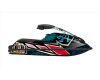 Kit déco Yamaha BRAZER BLEU 1