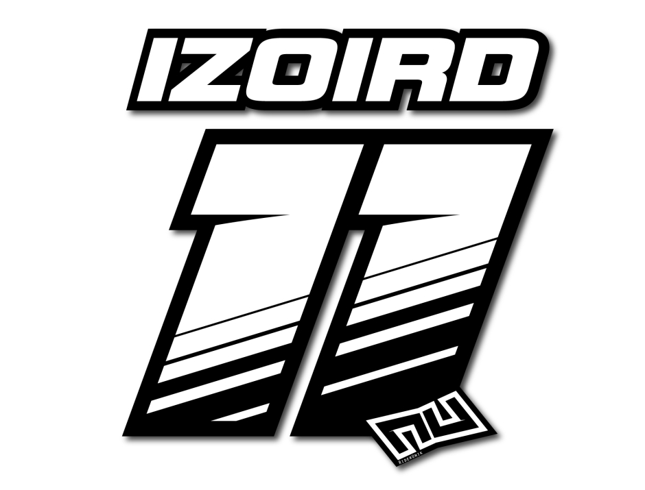 Flocage Nom + Numéro style 1 1