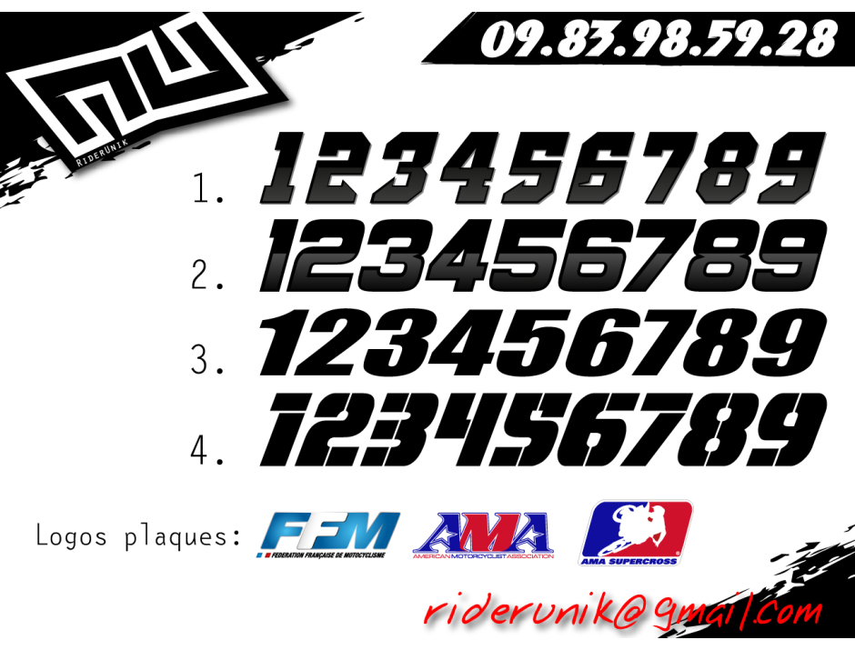 KIT DECO MOTOCROSS YZ/YZF ENJOY THE RIDE 4