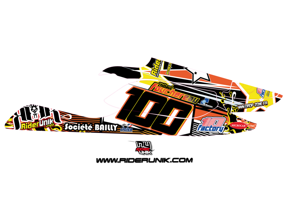 Kit déco Jetski Kawsaki Turf 4