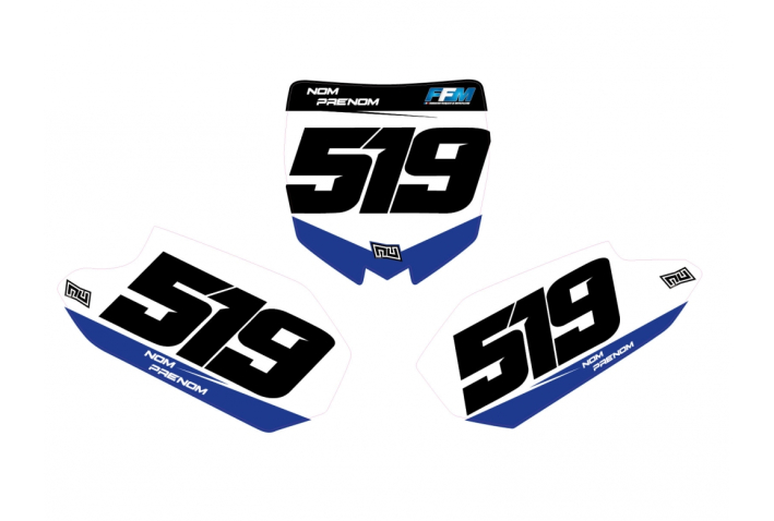 KIT DECO FONDS DE PLAQUES YAMAHA SOB