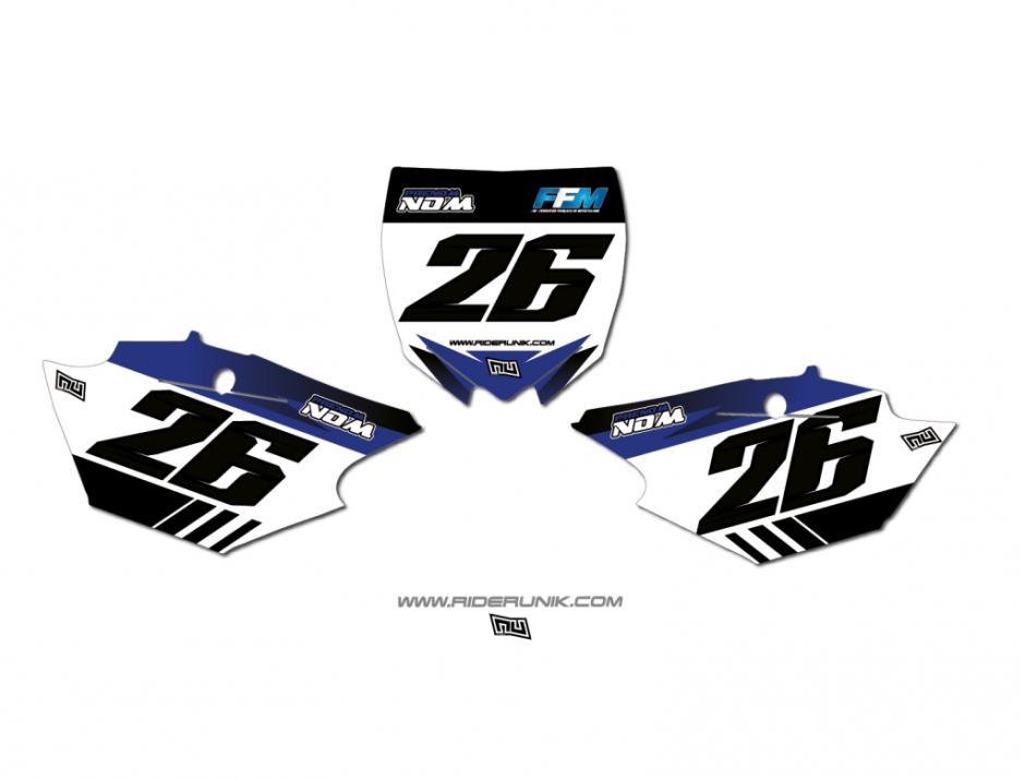 KIT DECO FONDS DE PLAQUES YAMAHA TRA 1
