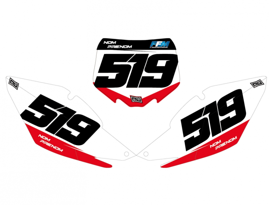 KIT DECO FONDS DE PLAQUES HONDA SOB 1