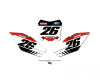 KIT DECO FONDS DE PLAQUES HONDA TRA 1