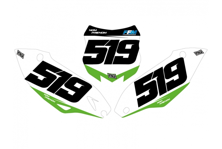 KIT DECO FONDS DE PLAQUES KAWASAKI SOB