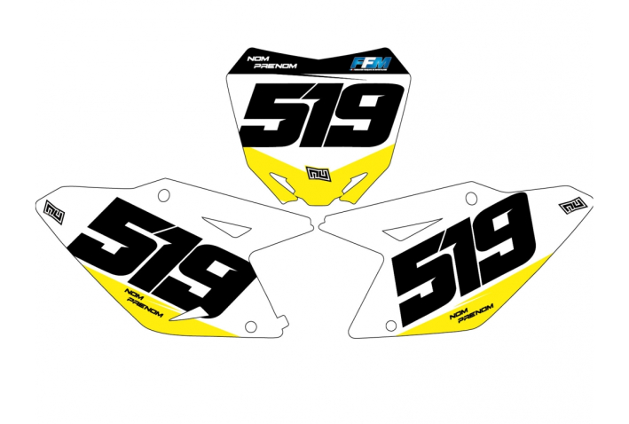 KIT DECO FONDS DE PLAQUES SUZUKI SOB