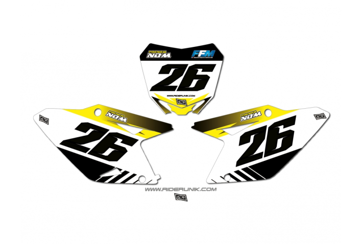 KIT DECO FONDS DE PLAQUES SUZUKI TRA