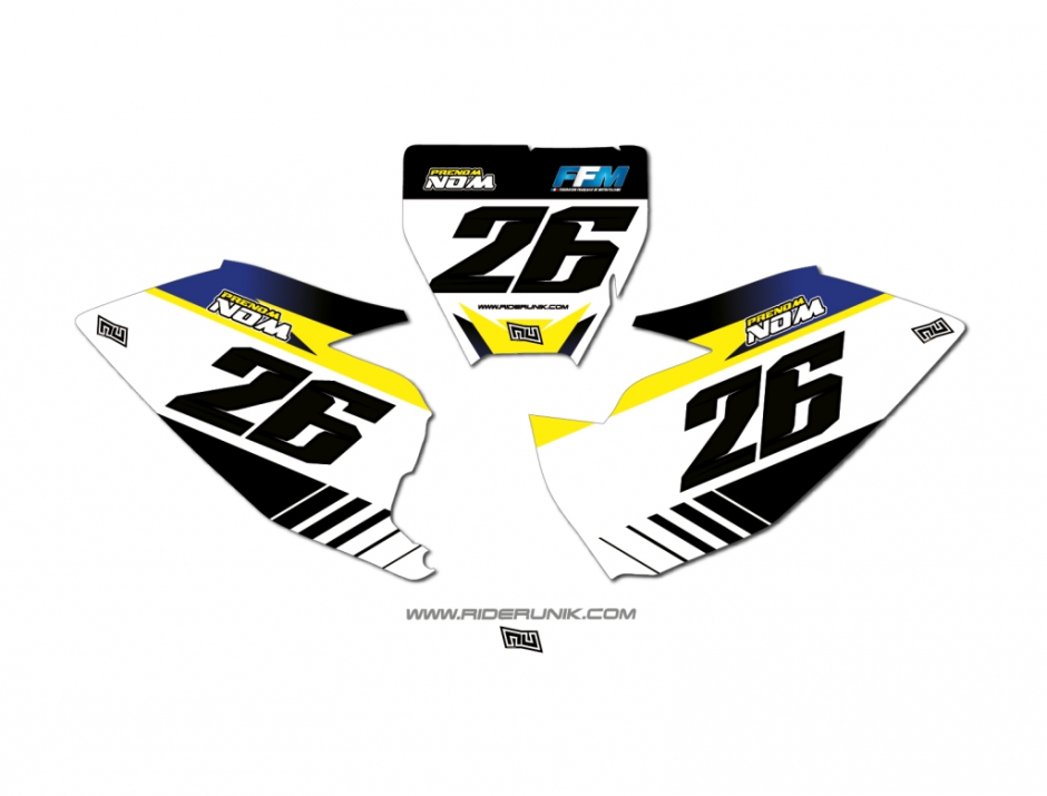 KIT DECO FONDS DE PLAQUES HUSQVARNA TRA 1