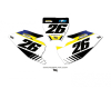 KIT DECO FONDS DE PLAQUES HUSQVARNA TRA 1