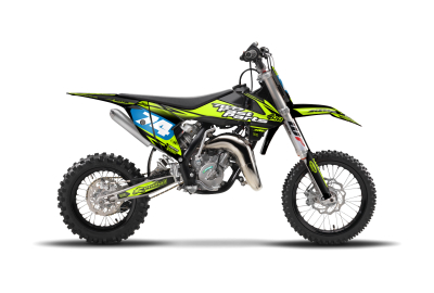 KIT DECO MOTOCROSS 65SX RIDERUNIK FLU