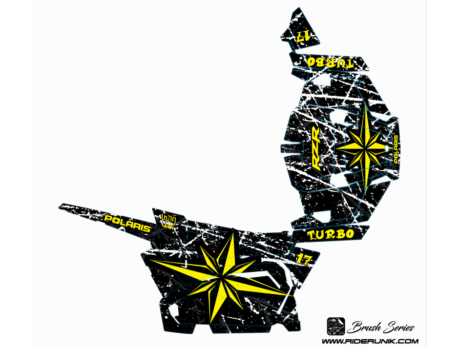 KIT DECO SSV POLARIS RZR Brush noir 2