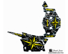 KIT DECO SSV POLARIS RZR Brush noir 2