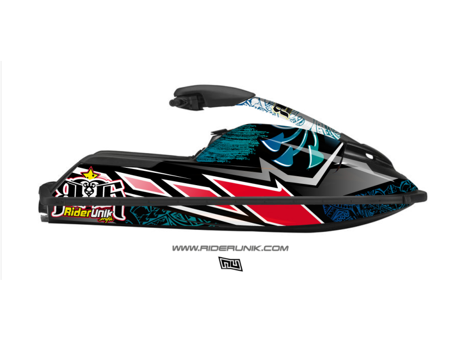 Kit déco Yamaha 700 SUPERJET Brazer Rouge 1