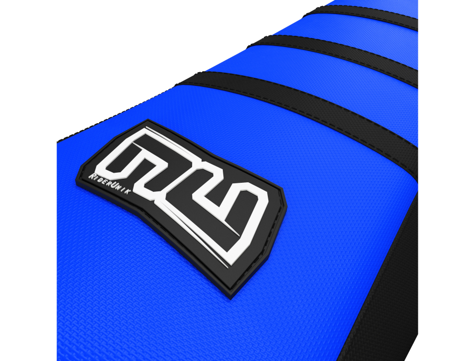 HOUSSE DE SELLE MOTOCROSS YAMAHA NOIR / BLEU 2