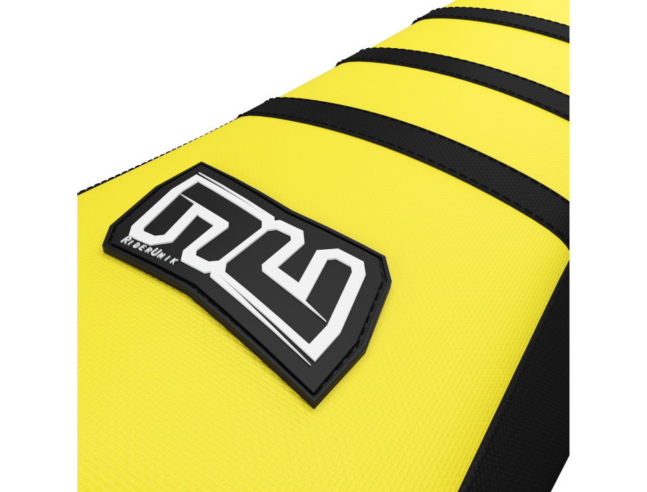 HOUSSE DE SELLE MOTOCROSS SUZUKI Noir/Jaune 2