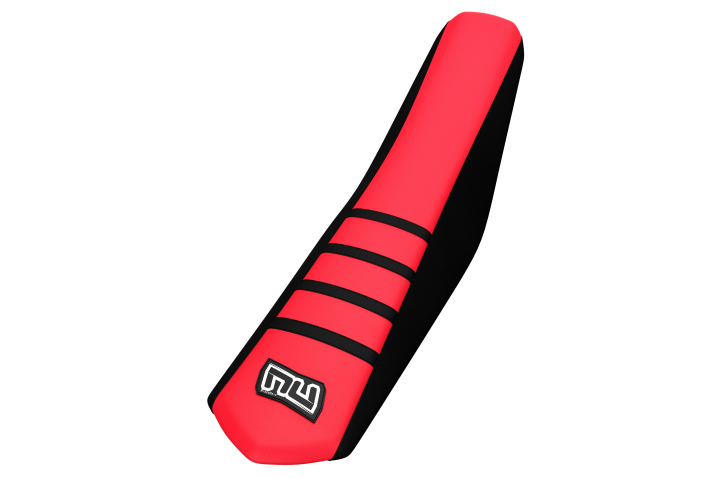 HOUSSE DE SELLE MOTOCROSS HONDA NOIR / ROUGE