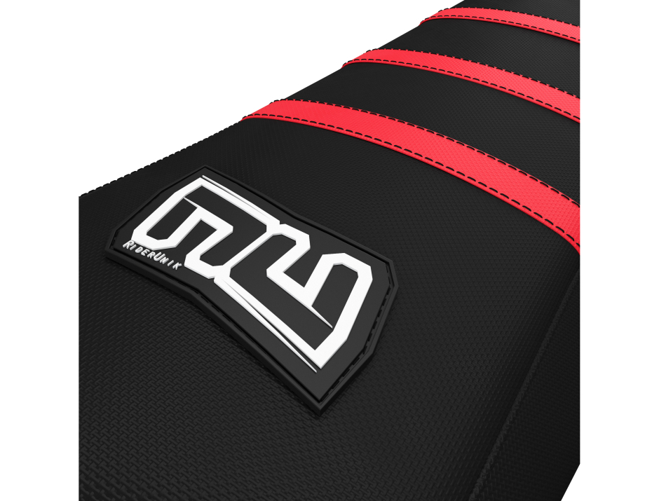 HOUSSE DE SELLE MOTOCROSS HONDA NOIR / NOIR 2