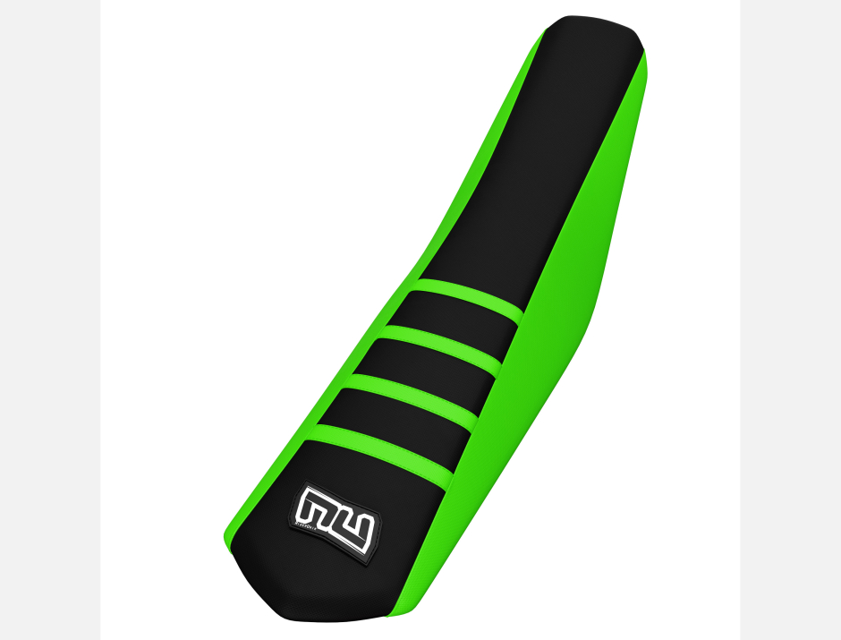 HOUSSE DE SELLE MOTOCROSS KAWASAKI VERT / NOIR 1