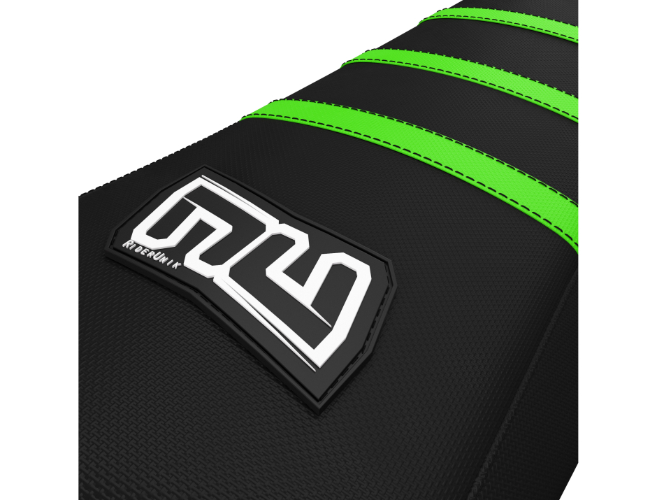 HOUSSE DE SELLE MOTOCROSS KAWASAKI NOIR / NOIR 2