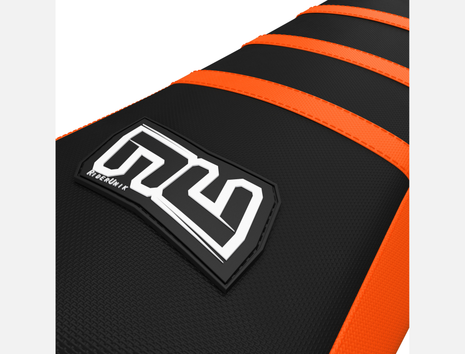 HOUSSE DE SELLE MOTOCROSS KTM ORANGE / NOIR 2