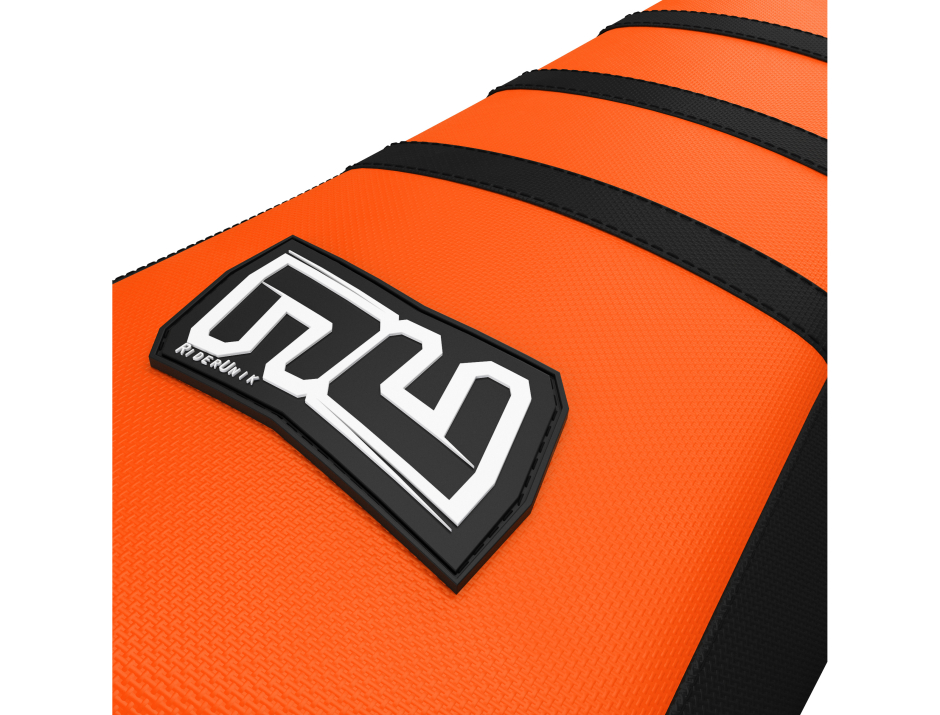 HOUSSE DE SELLE MOTOCROSS KTM NOIR / ORANGE 2