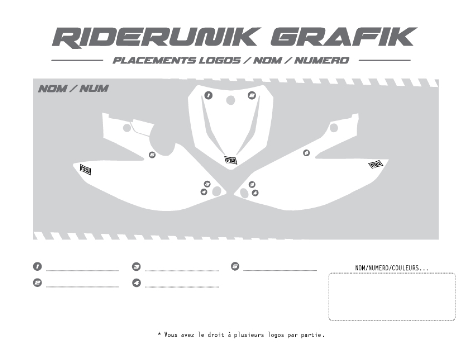 KIT DECO FONDS DE PLAQUES TM 100% PERSO 1