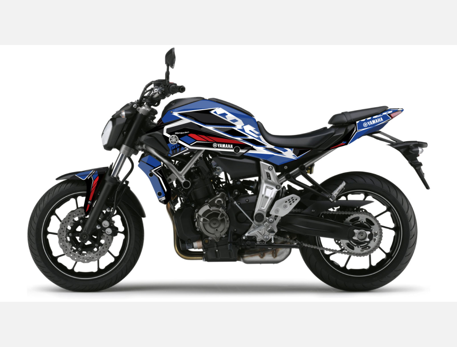 KIT DECO YAMAHA MT 07 CORP BLEU 1