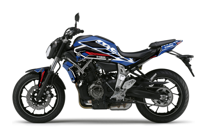 KIT DECO YAMAHA MT 07 CORP BLEU