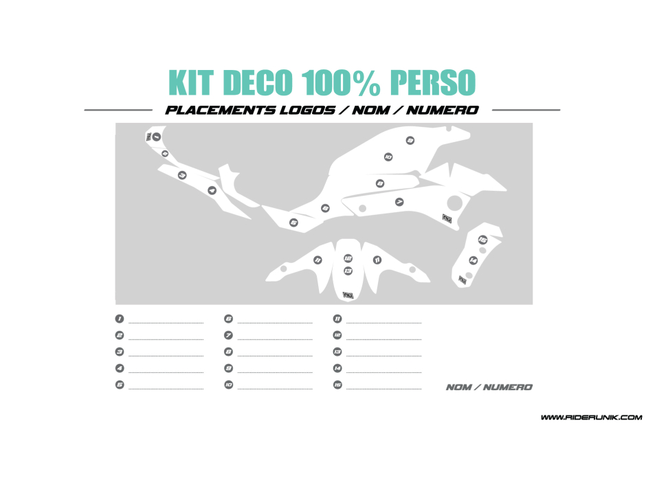 KIT DECO YAMAHA MT 07 CORP BLEU 3