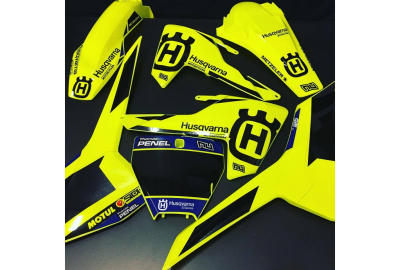 KIT DECO MOTOCROSS PEN FLUO