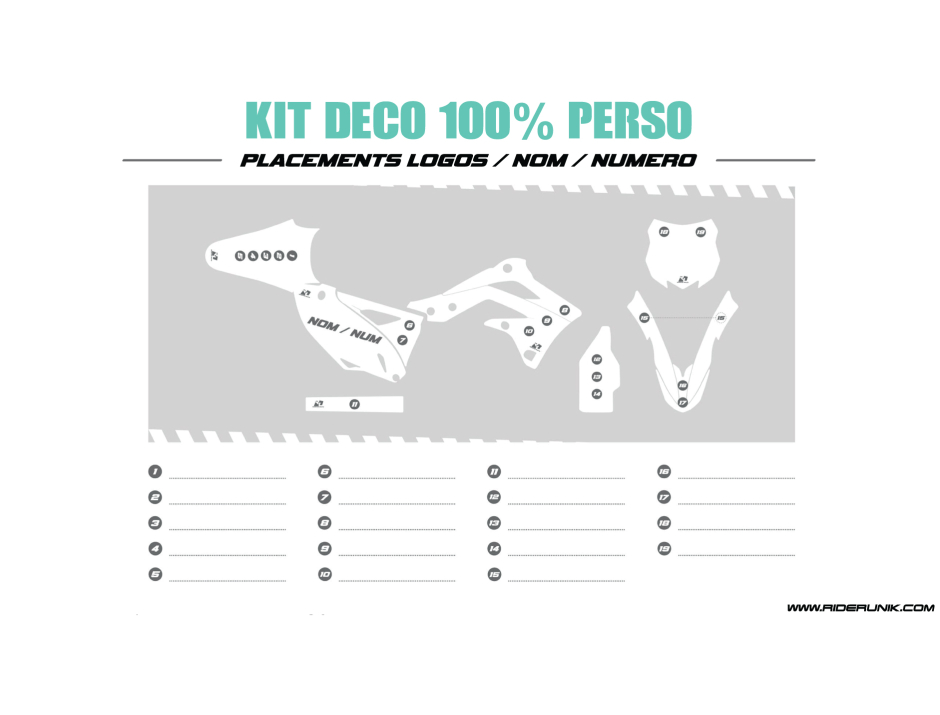 KIT DECO MOTOCROSS KAWASAKI TITIJ 4