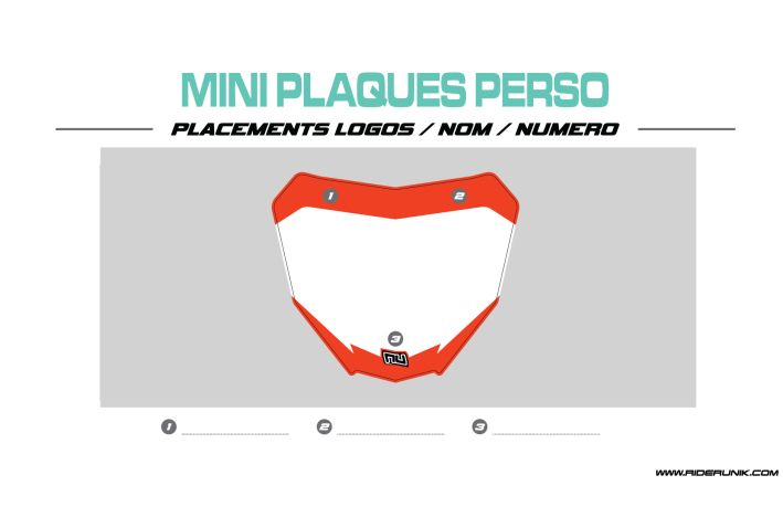 Mini Plaques Personnalisées