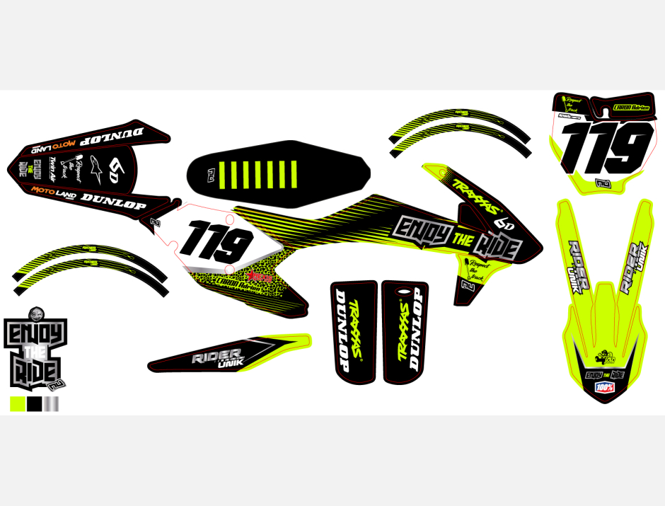 KIT DECO MOTOCROSS KTM ENJ FLUO 1