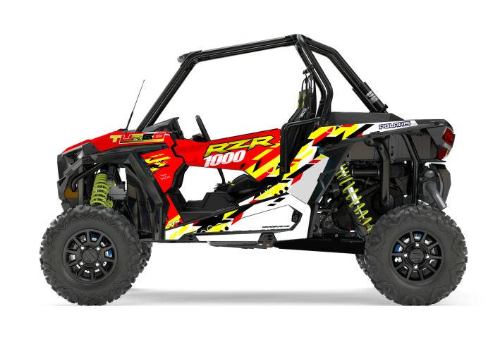 KIT DECO SSV POLARIS RZR Colorful Rouge