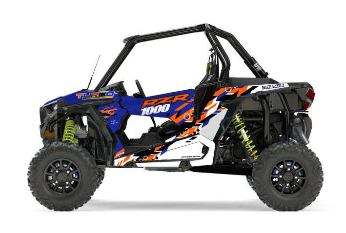 KIT DECO SSV POLARIS RZR Colorful Bleu