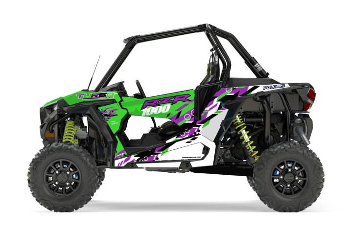 KIT DECO SSV POLARIS RZR Colorful Vert