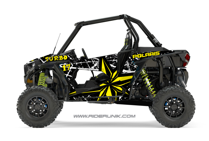 KIT DECO SSV POLARIS RZR Brush noir