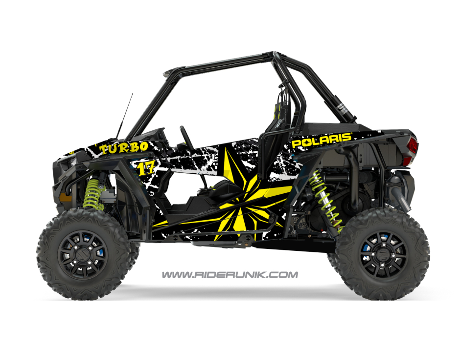 KIT DECO SSV POLARIS RZR Brush noir 1