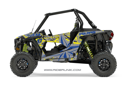 KIT DECO SSV POLARIS RZR Brush gris