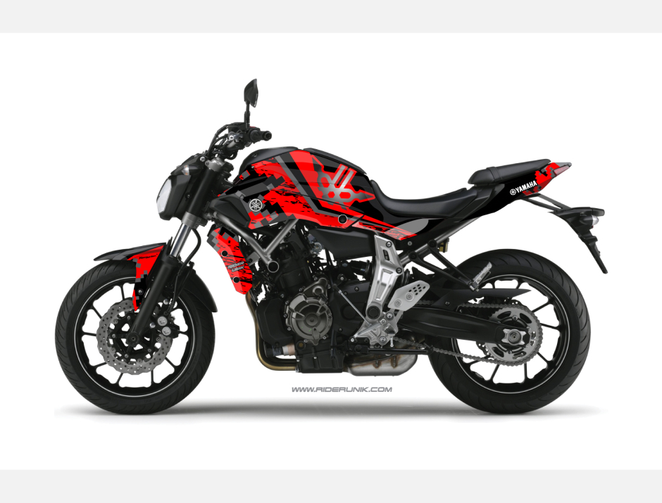 KIT DECO YAMAHA MT 07 URBAN ROUGE 1