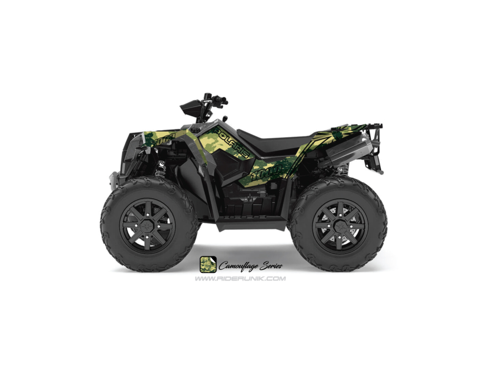 KIT DECO QUAD SCRAMBLER 1000 CAMO VERT 1