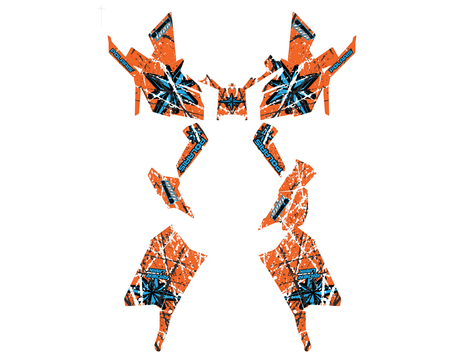 KIT DECO QUAD SCRAMBLER 1000 BRUSH ORANGE 2