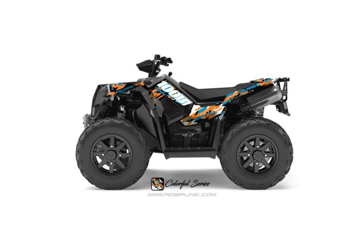 KIT DECO QUAD SCRAMBLER 1000 COLORFUL ORANGE