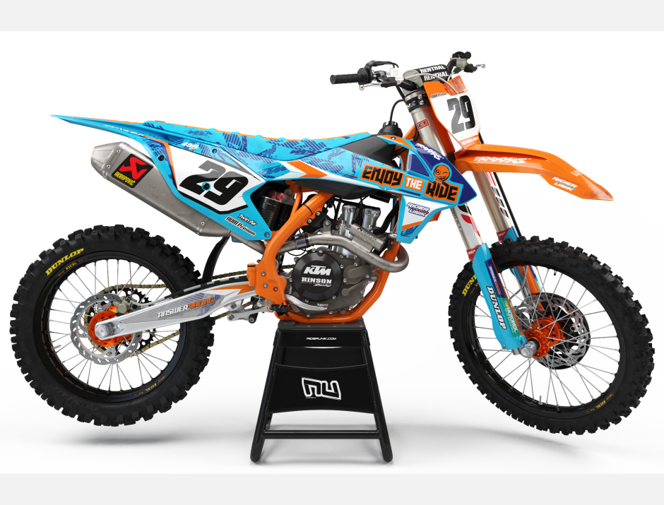 KIT DECO MOTOCROSS KTM ENJ BLU 1