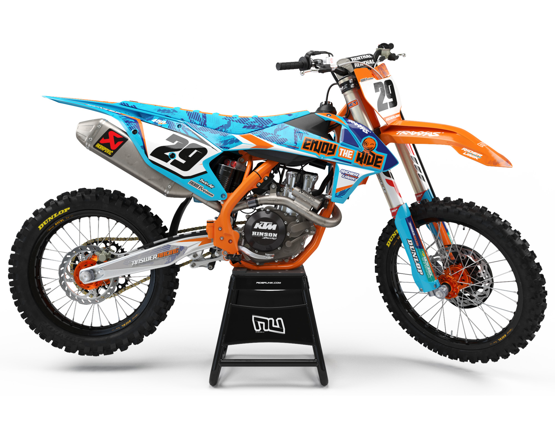 KIT DECO MOTOCROSS  KTM  ENJ BLU
